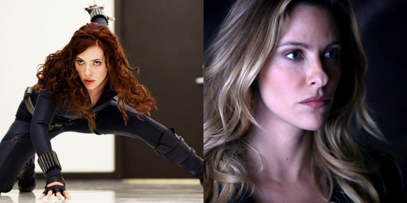Split Image Black Widow and Kate Argent