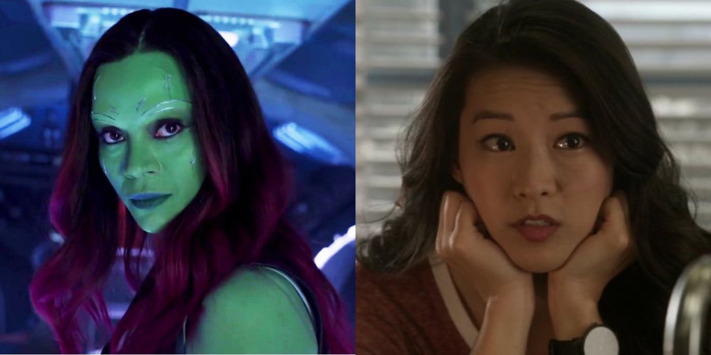 Split Image Gamora and Arden Cho in Teen Wolf