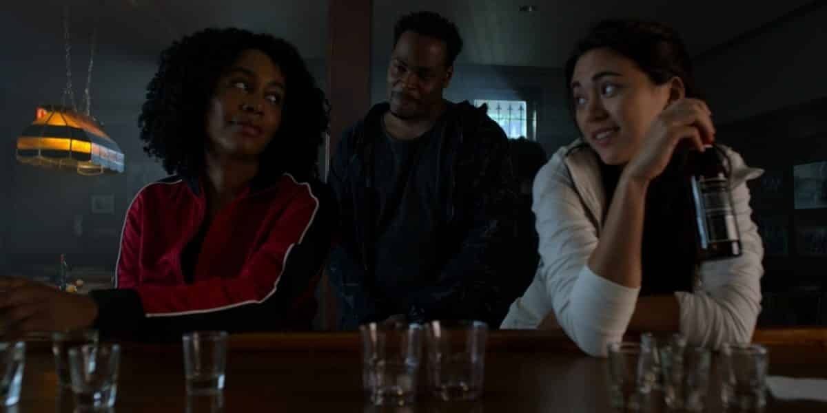 Collen has a drink with Misty Knight in Luke Cage
