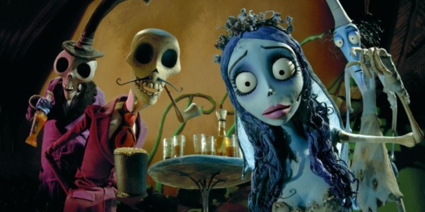 The Corpse Bride with other dead people
