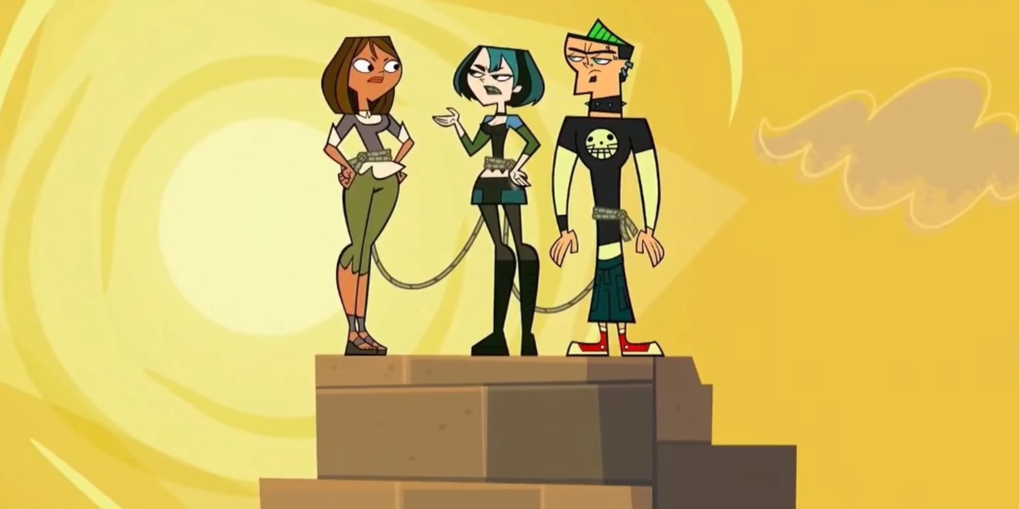 Courtney Duncan and Gwen Total Drama