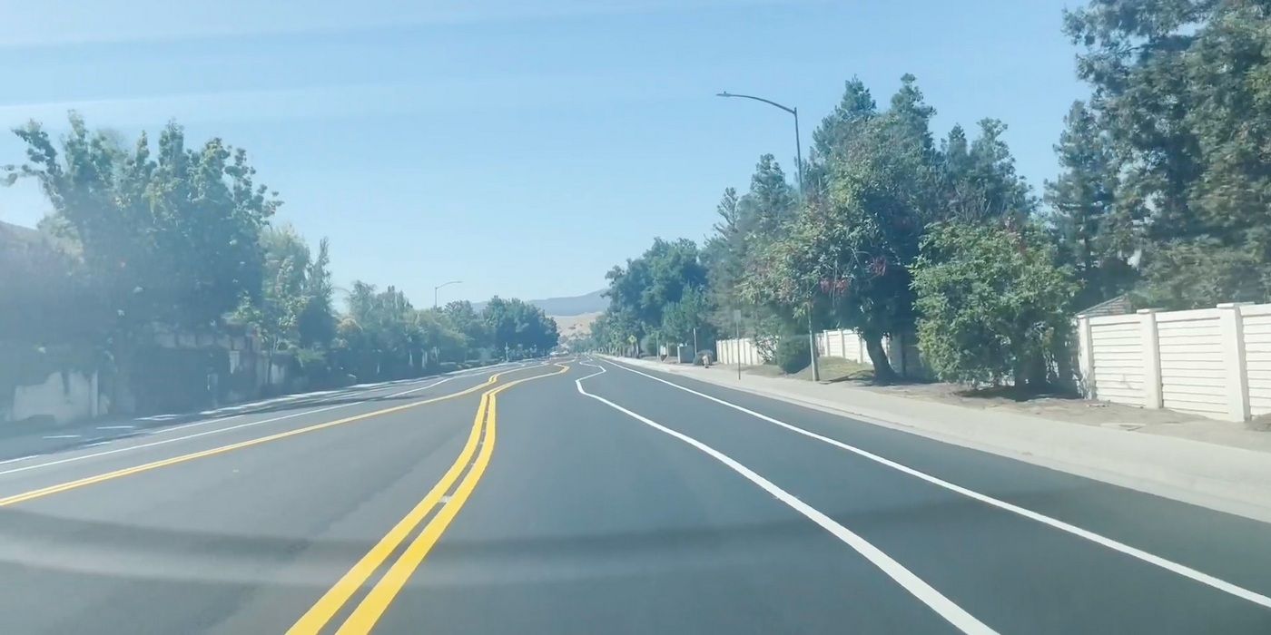 Tesla’s FSD Beta Handled Crooked Lane Markings Like A Pro