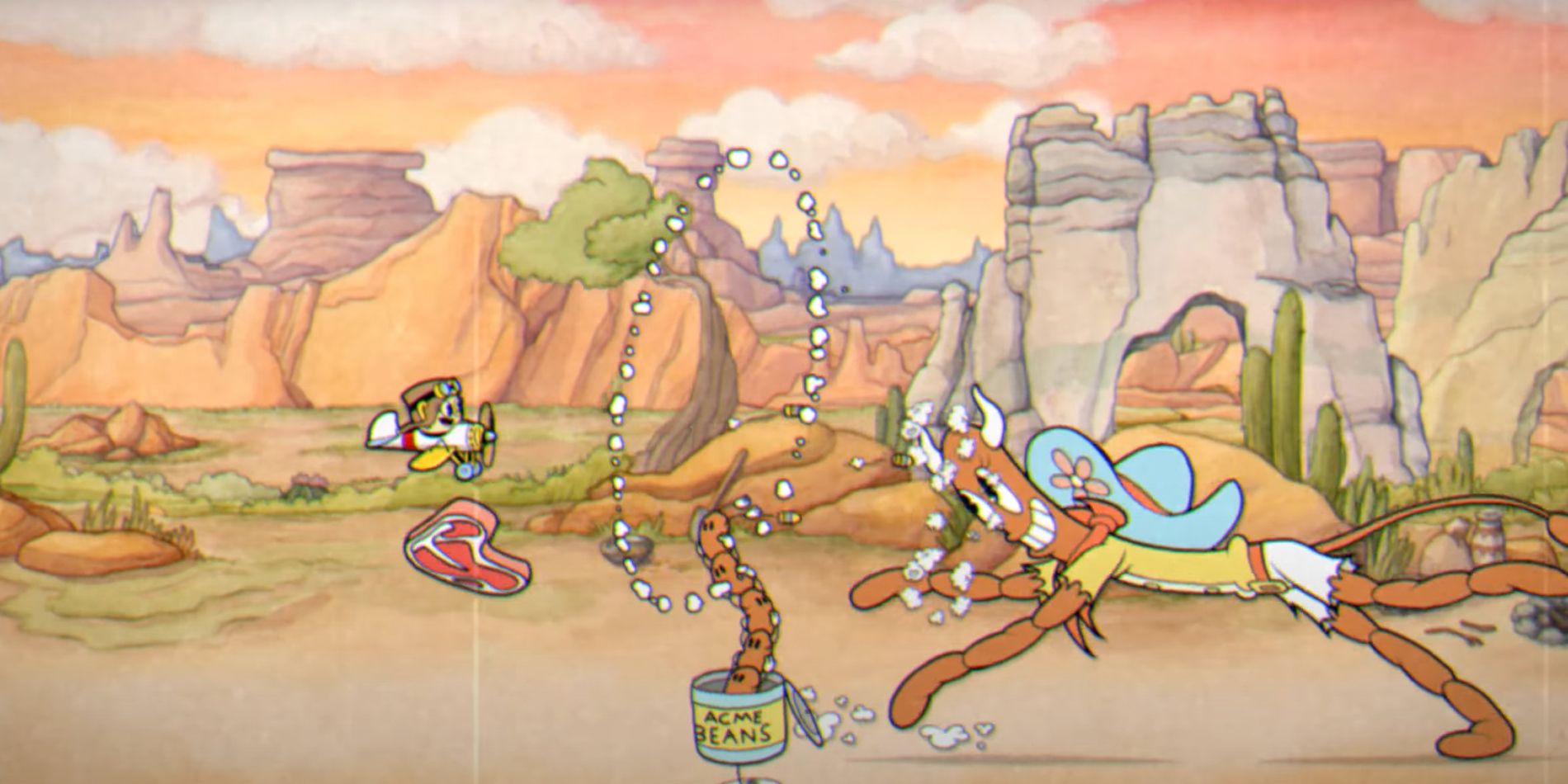 Cuphead Delicious Last Course Sheriff Esther Winchester Boss Fight Guide Phase 3