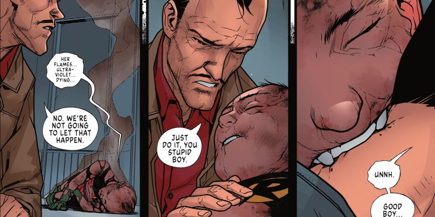 DC Vs Vampires Damian Drinks Alfreds Blood