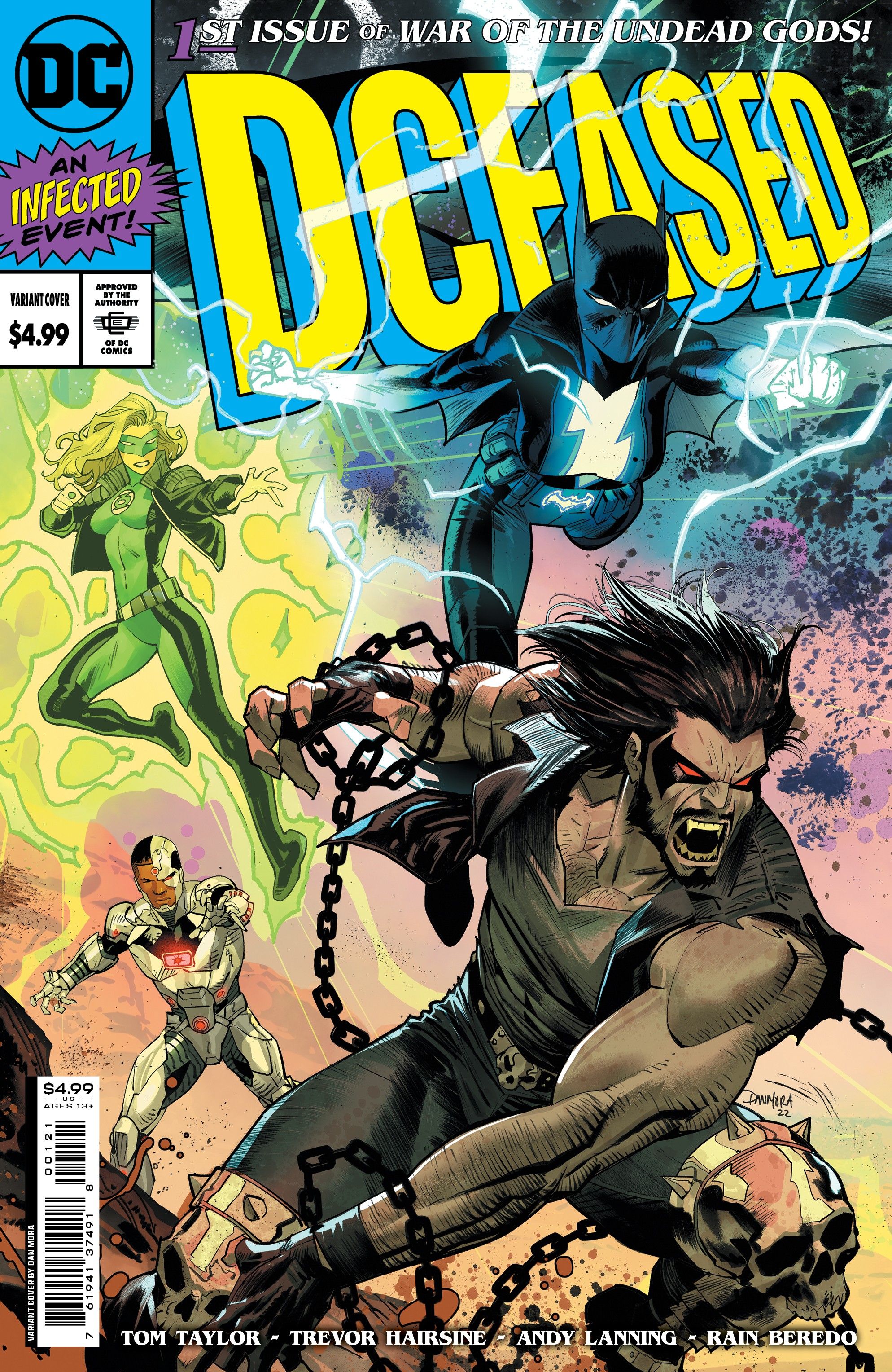DCeased war of the undead gods 1 preview variant cover