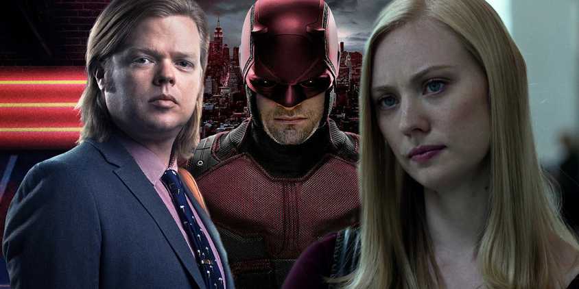 An image of Daredevil, Foggy, Karen in MCU