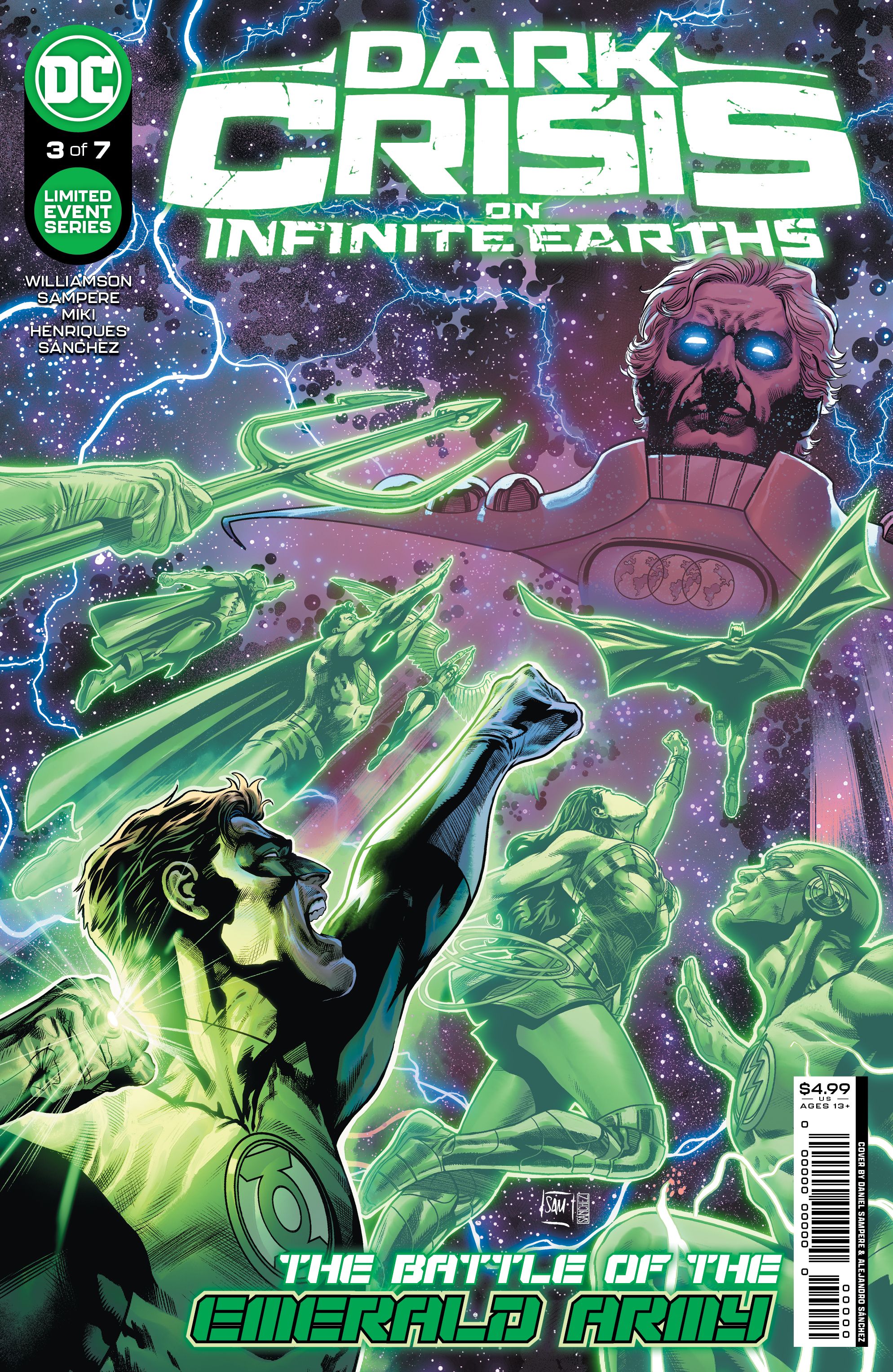 Dark Crisis 3 Cover Featuring Hal Jordan