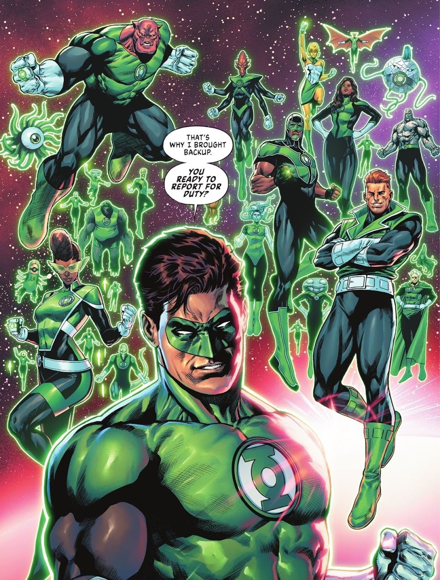 Dark Crisis Green Lantern Corps replace Justice League