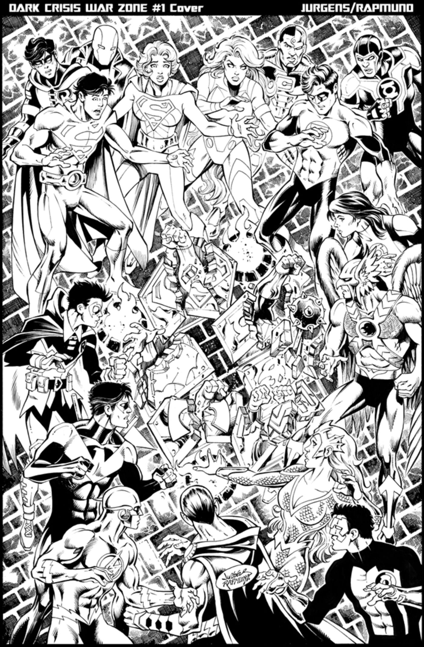 Dark Crisis War Zone 1 Jurgens and Rapmund Cover DC Comics