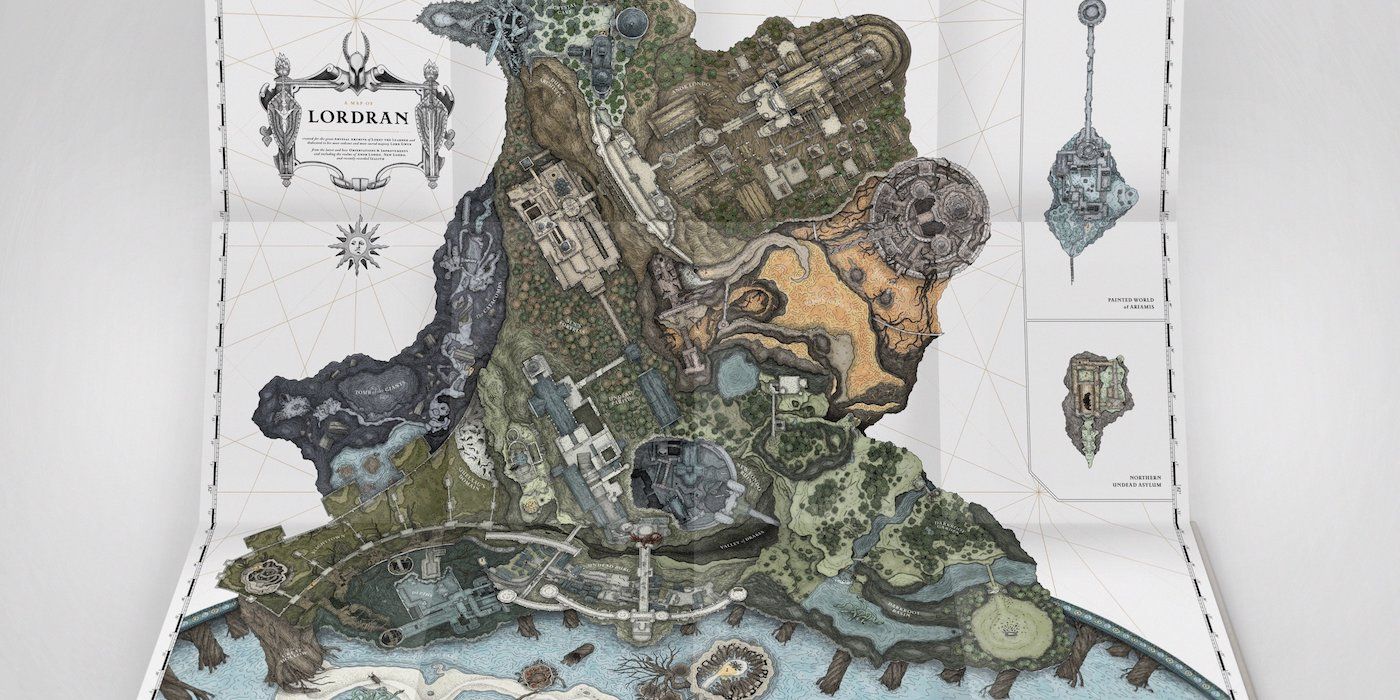 How Lordran's Most Detailed Map Was Created For A Dark Souls Lore Book 