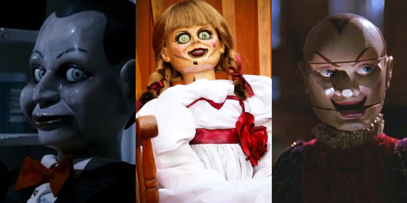 Dolls from Dead Silence, Annabelle, and Puppet Master