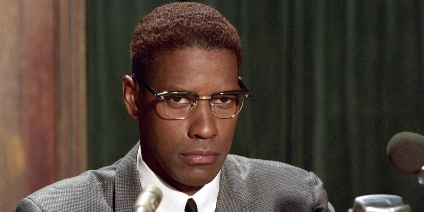 Denzel Washington as Malcolm X