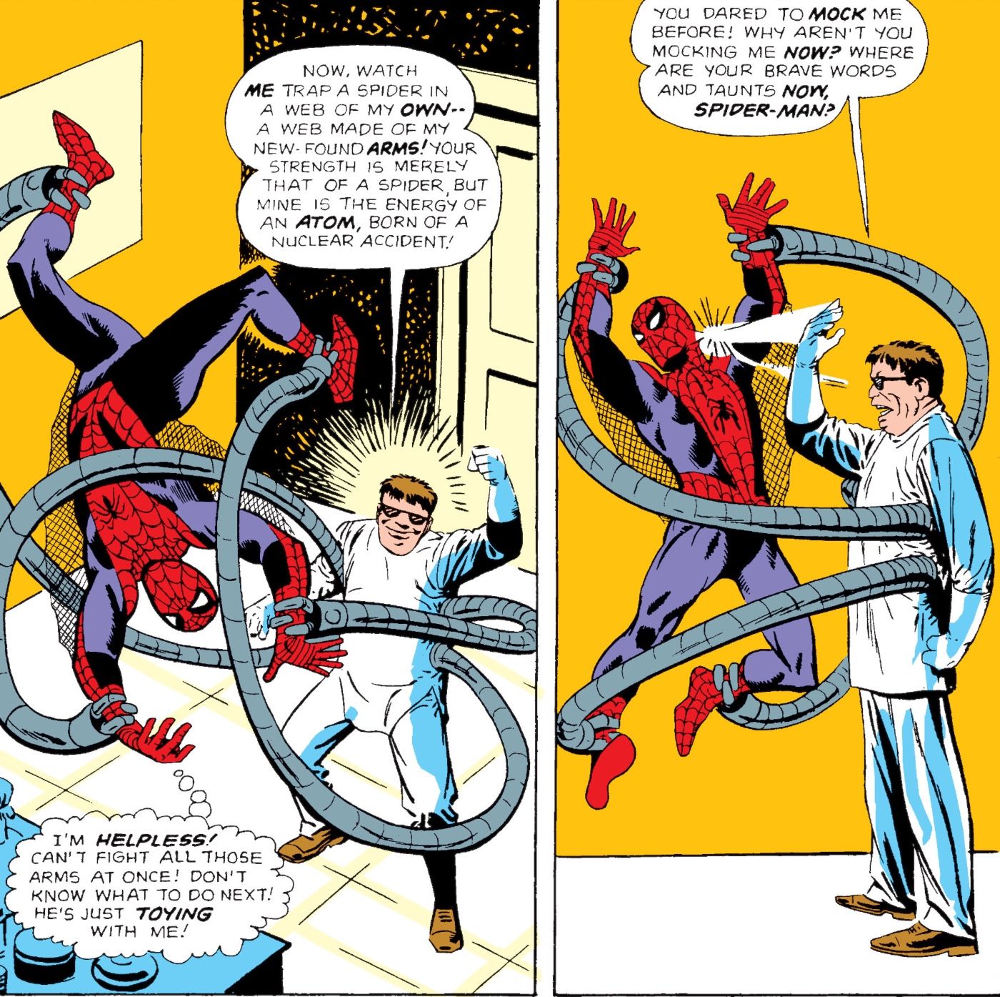 Doc Ock was originally stronger than Spider-Man fans thought. 