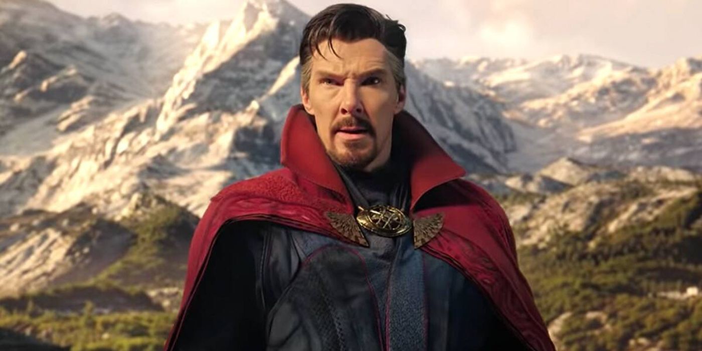 Doctor Strange with his cloak.