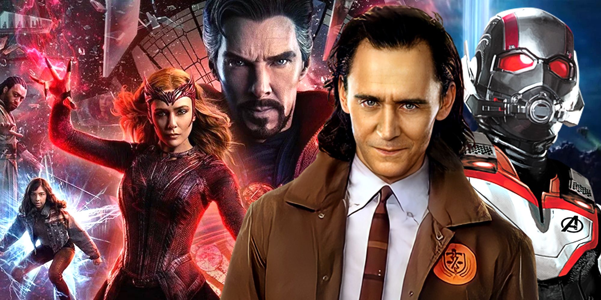 Doctor Strange, Scarlet Witch, America Chavez, Loki, and Ant-Man Travel Through the MCU Multiverse