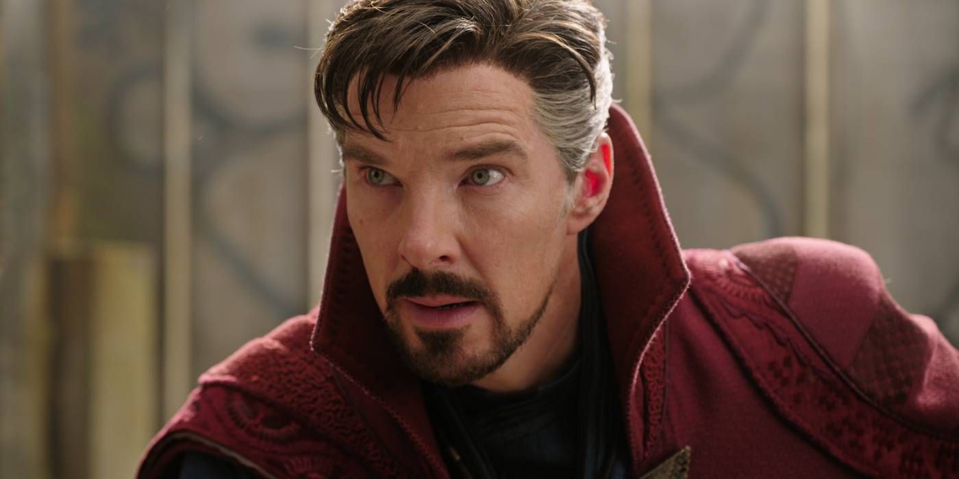 Strange looks concerned in Doctor Strange in the Multiverse of Madness