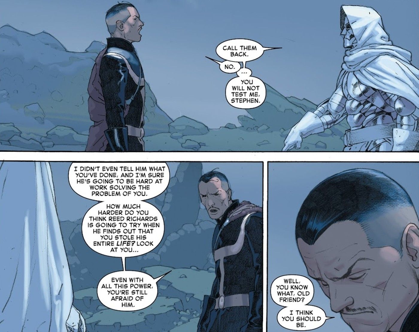 Doctor Strange thinks Doom should fear Reed Richards