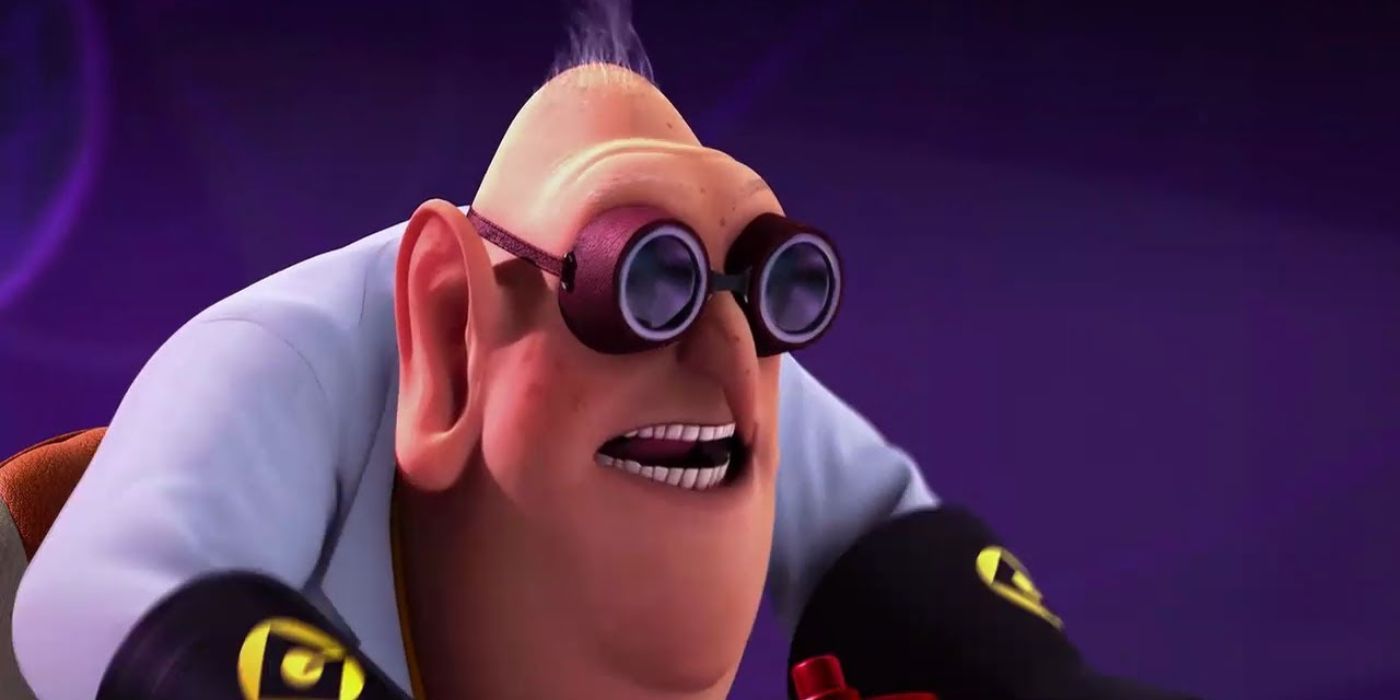 Dr. Nefario smiling in Despicable Me.