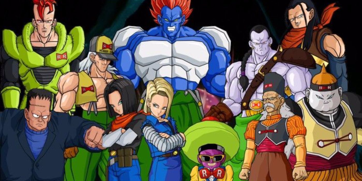 Os Androids RR em Dragon Ball