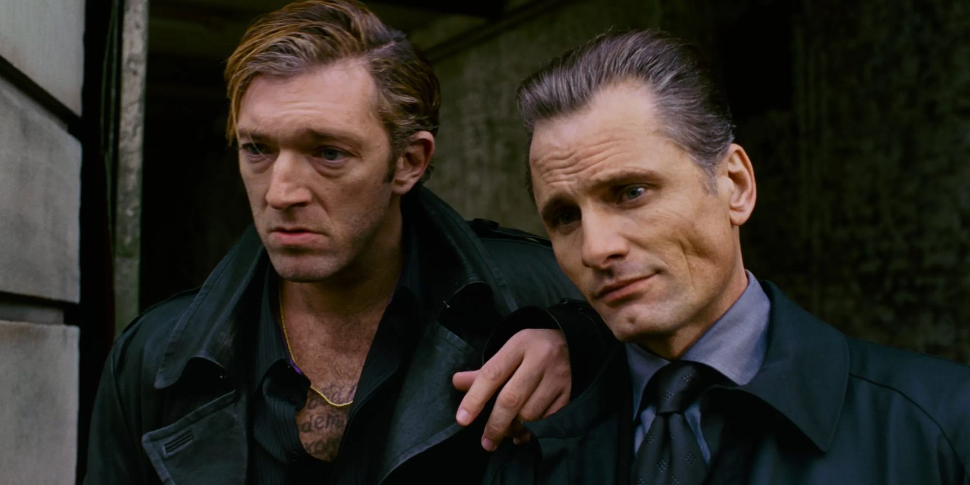 Vincent Cassel and Viggo Mortensen as Russian Gangsters