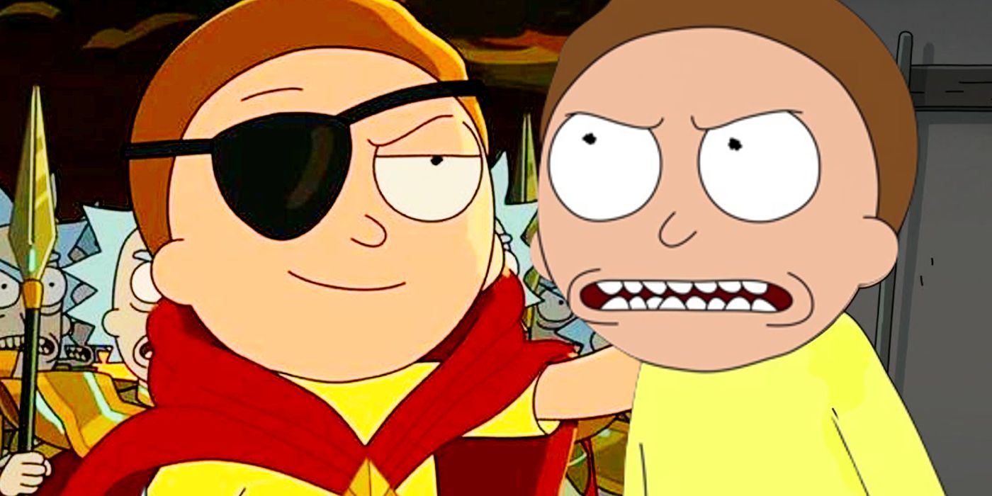 Evil Morty and Morty Smith in Rick & Morty