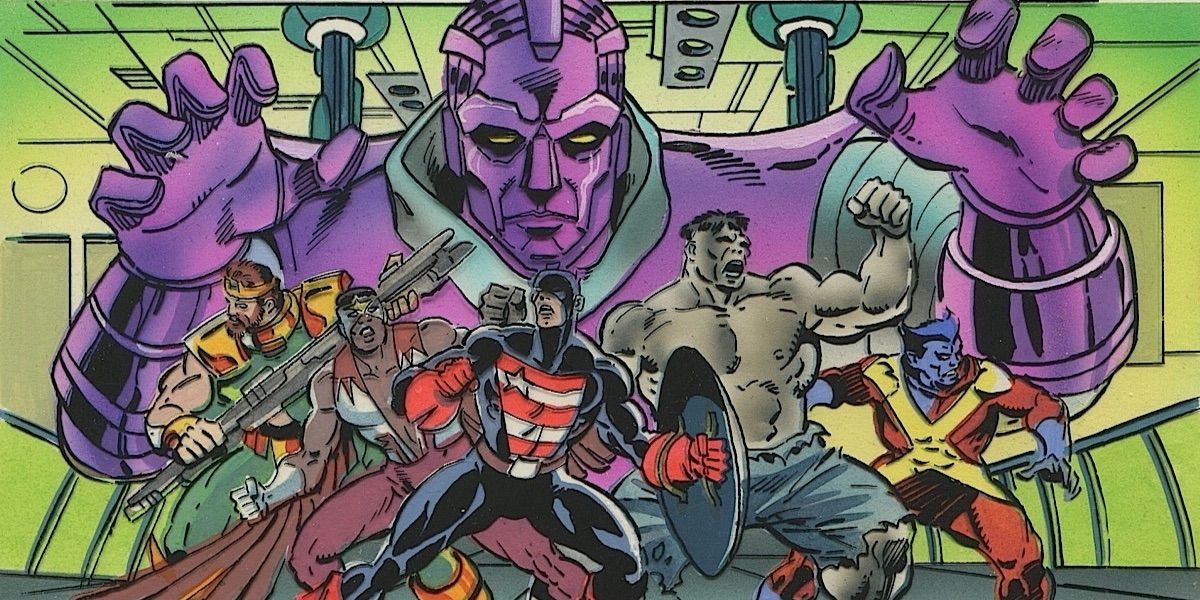 The High Evolutionary lords over several Marvel Heroes