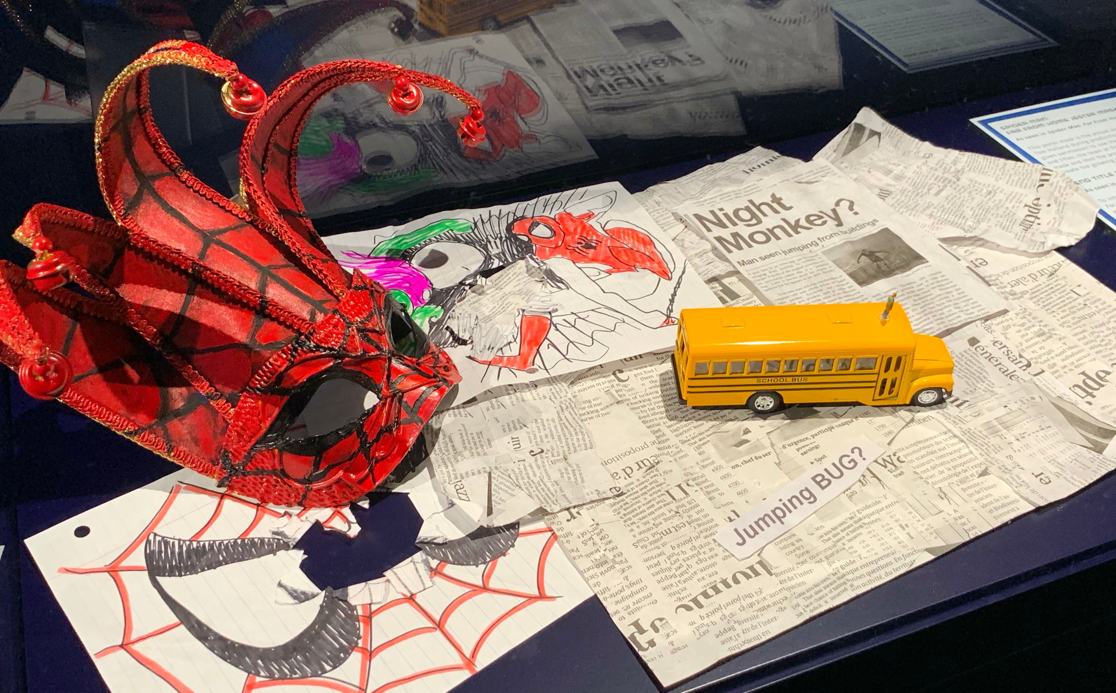 Far From Home Credits Jester Mask SDCC Museum