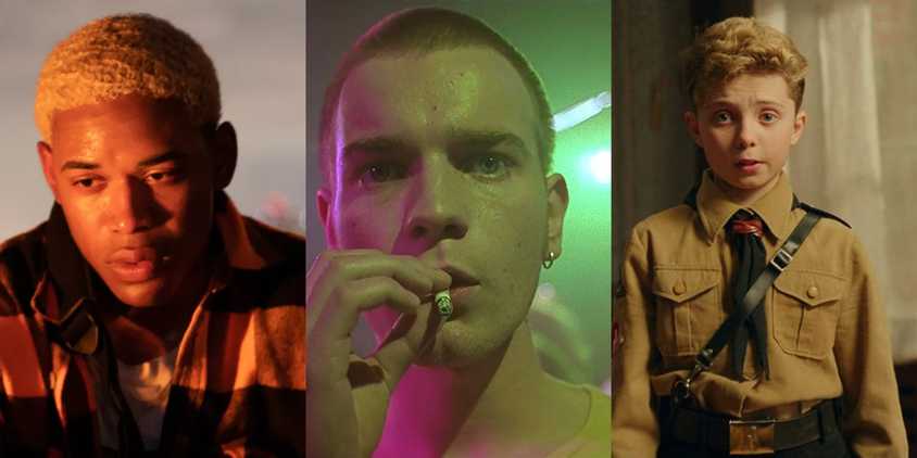 Split Image Waves, Trainspotting, Jojo Rabbit