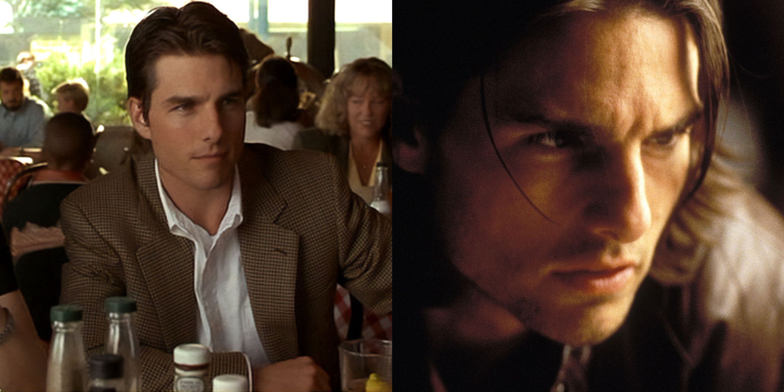 Featured image Tom Cruise in Magnolia and in Jerry Maguire