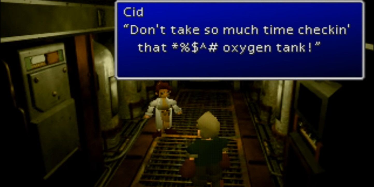 Final Fantasy 7 Cid Dialogue Censored