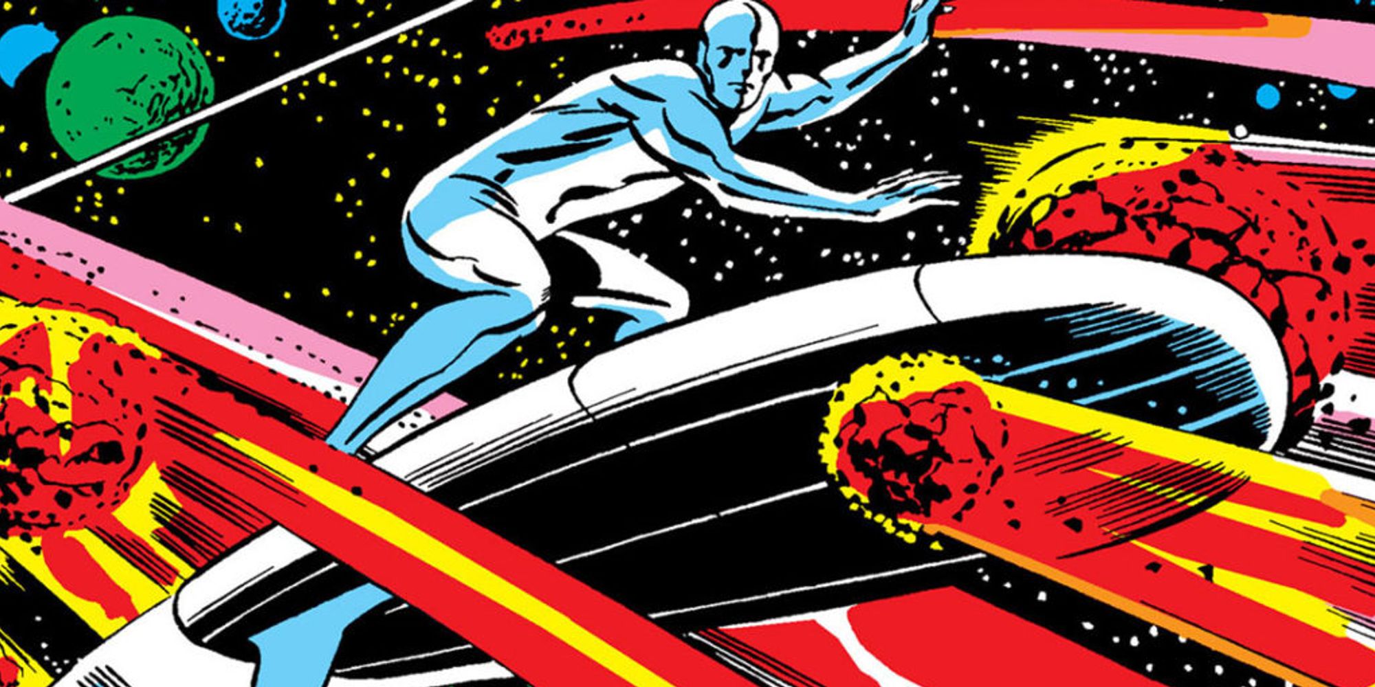 First appearance of the Silver Surfer in Fantastic Four #48