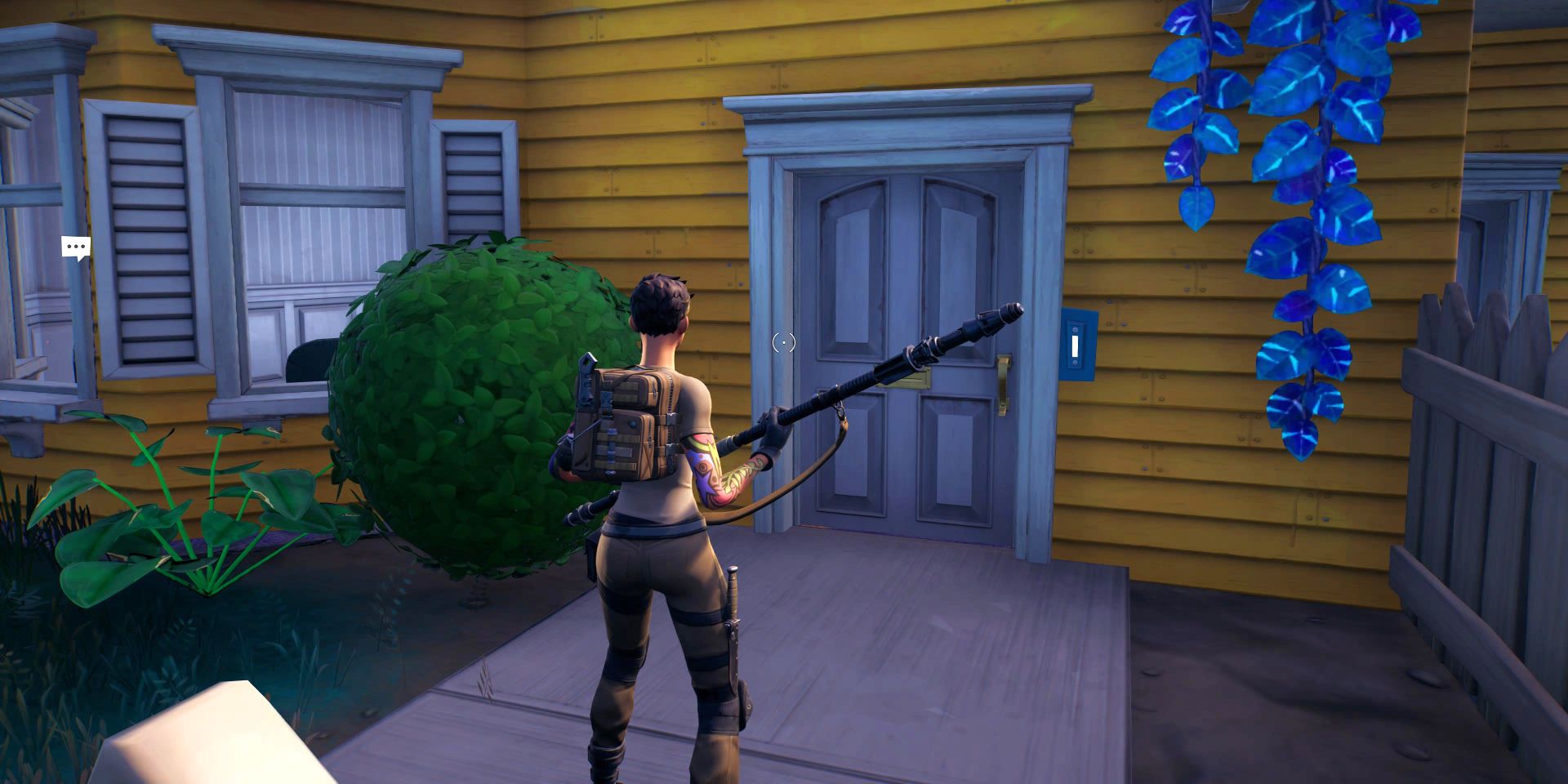 Can someone tell me what this door in home base is about? : r/FORTnITE