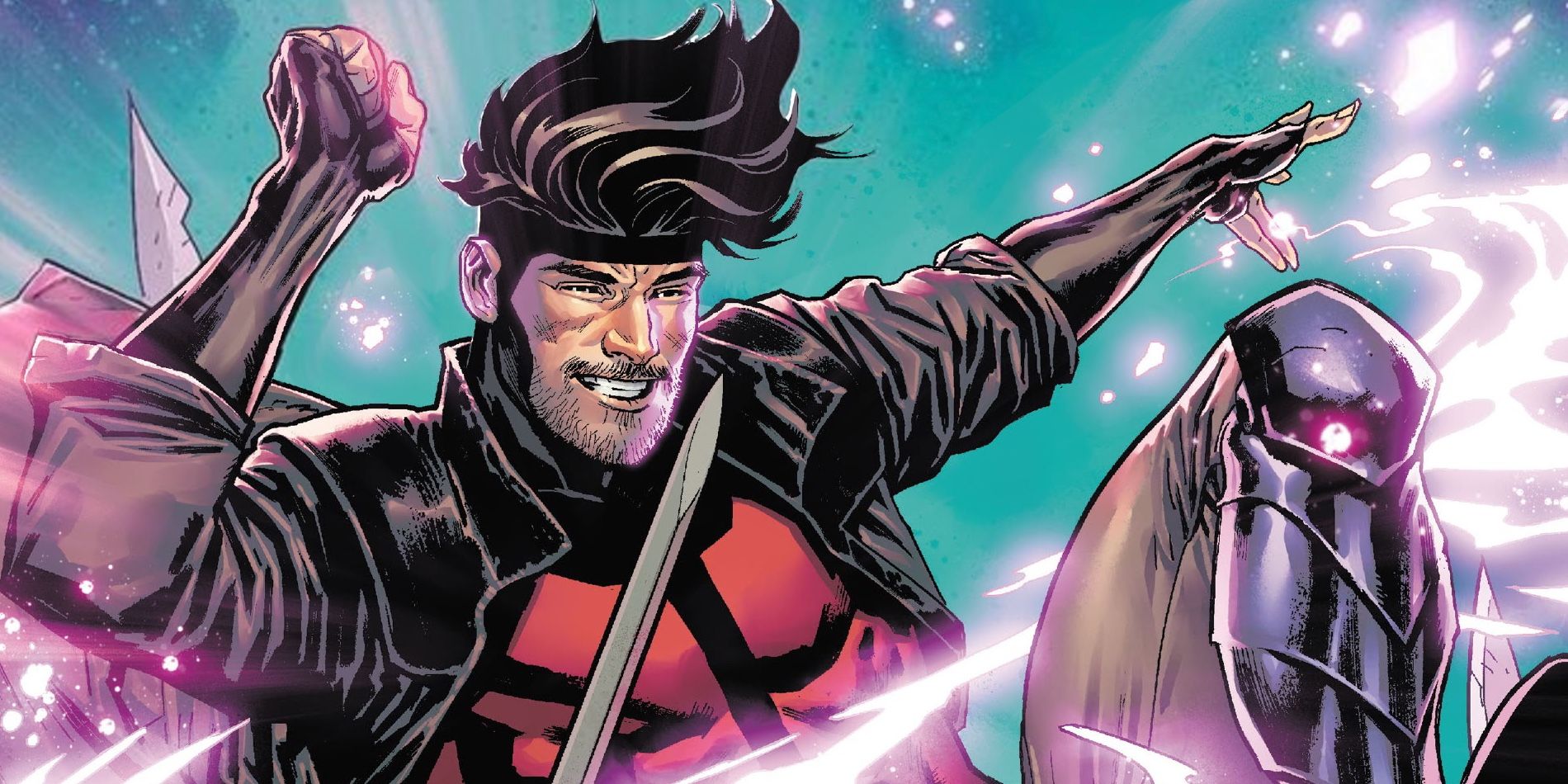 Gambit on the cover of Knights of X #3.