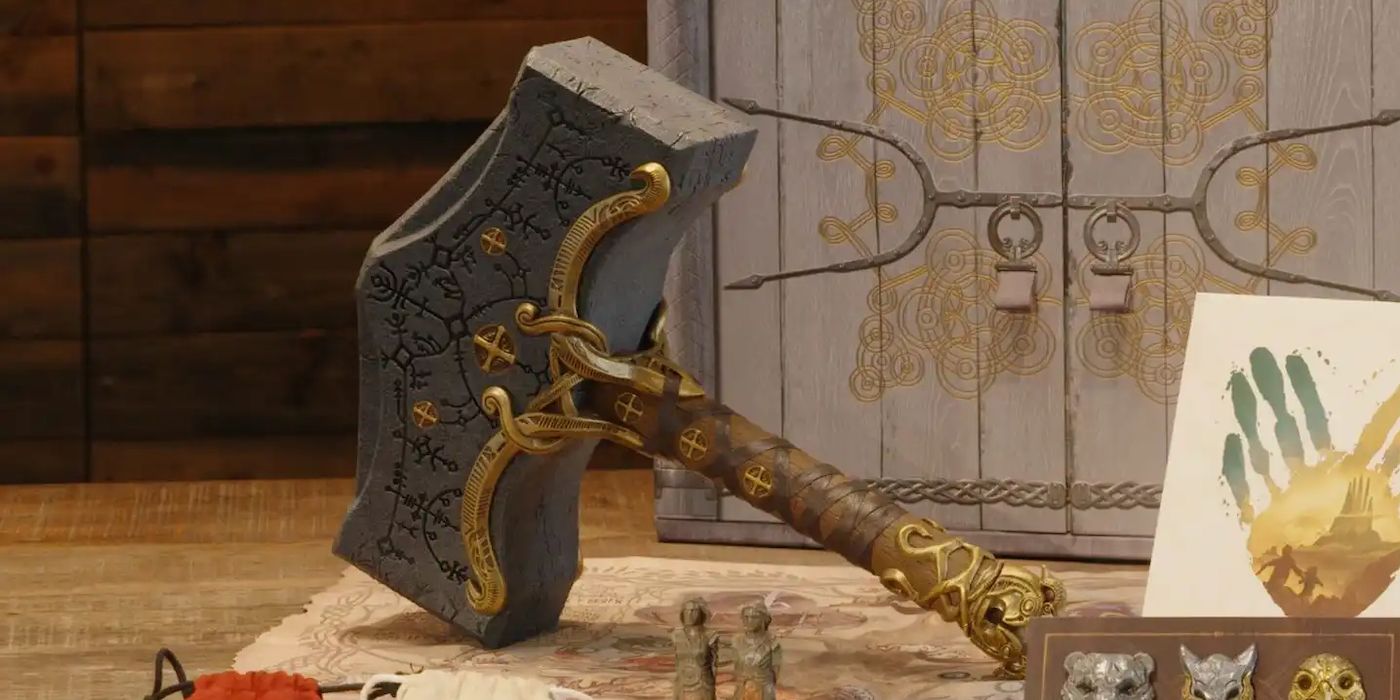 God of War Ragnarok: réplica do Mjolnir impressiona fãs