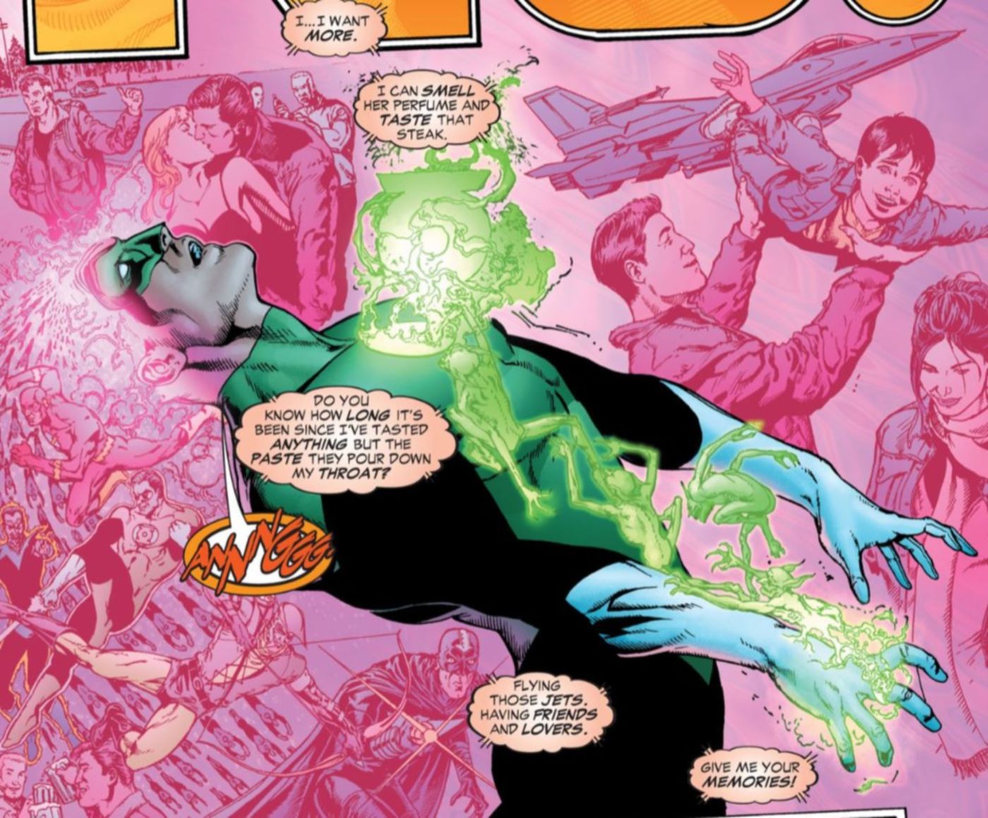 Green Lantern Hector Hammond Attack DC Comics