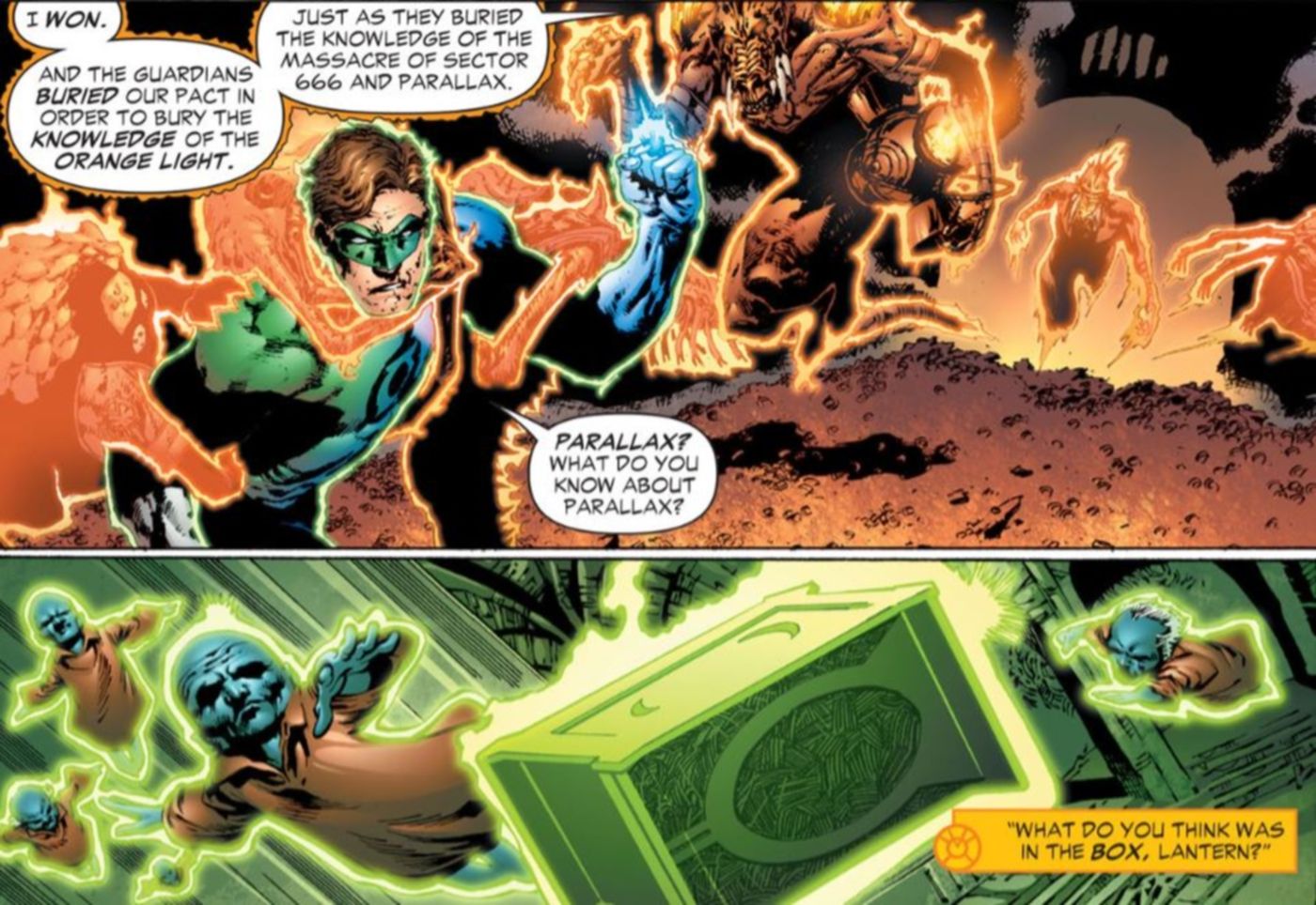 Green Lantern Parallax Larfleeze DC Comics
