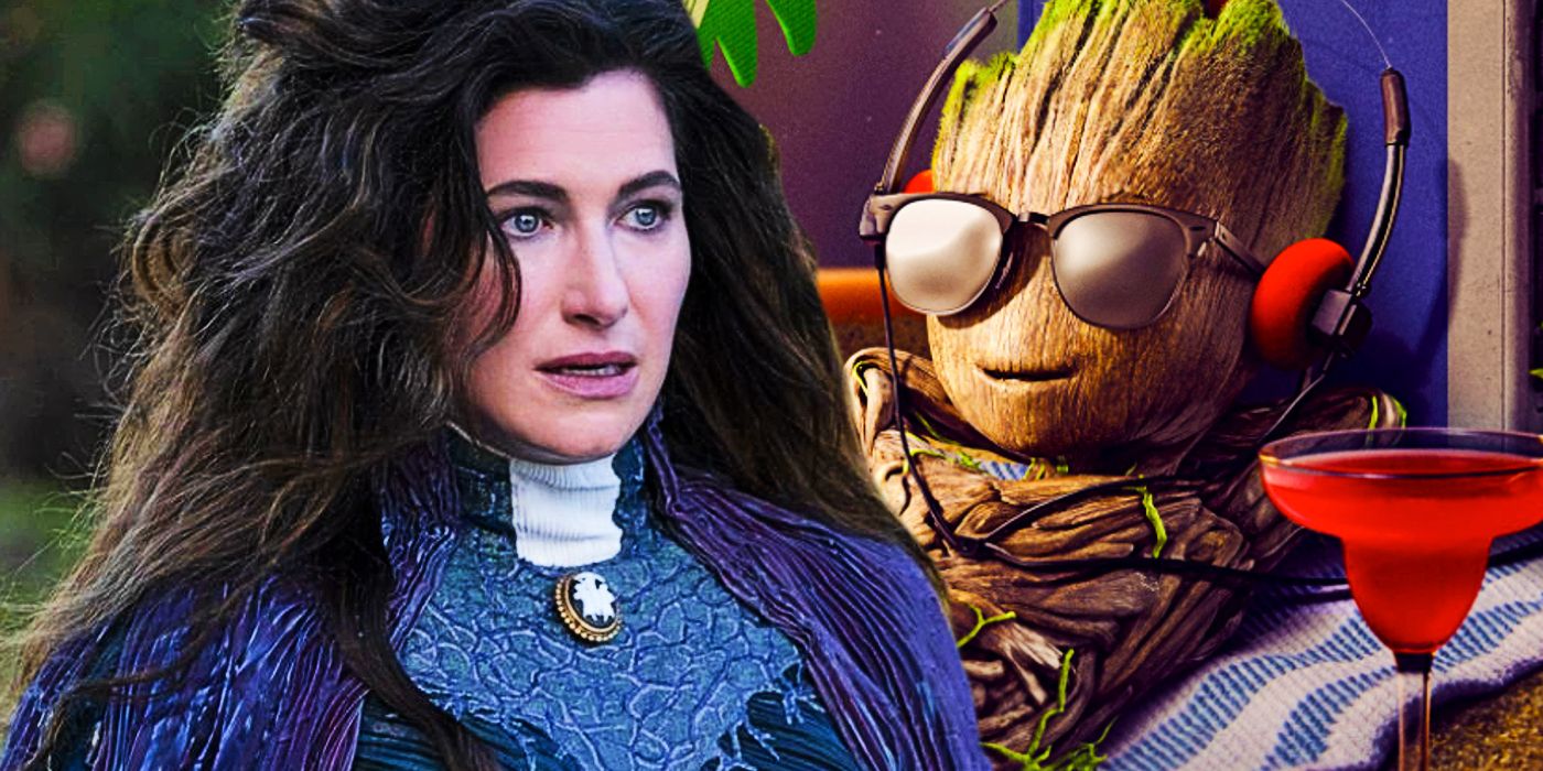 Groot and Agatha Harkness in I Am Groot and House of Harkness