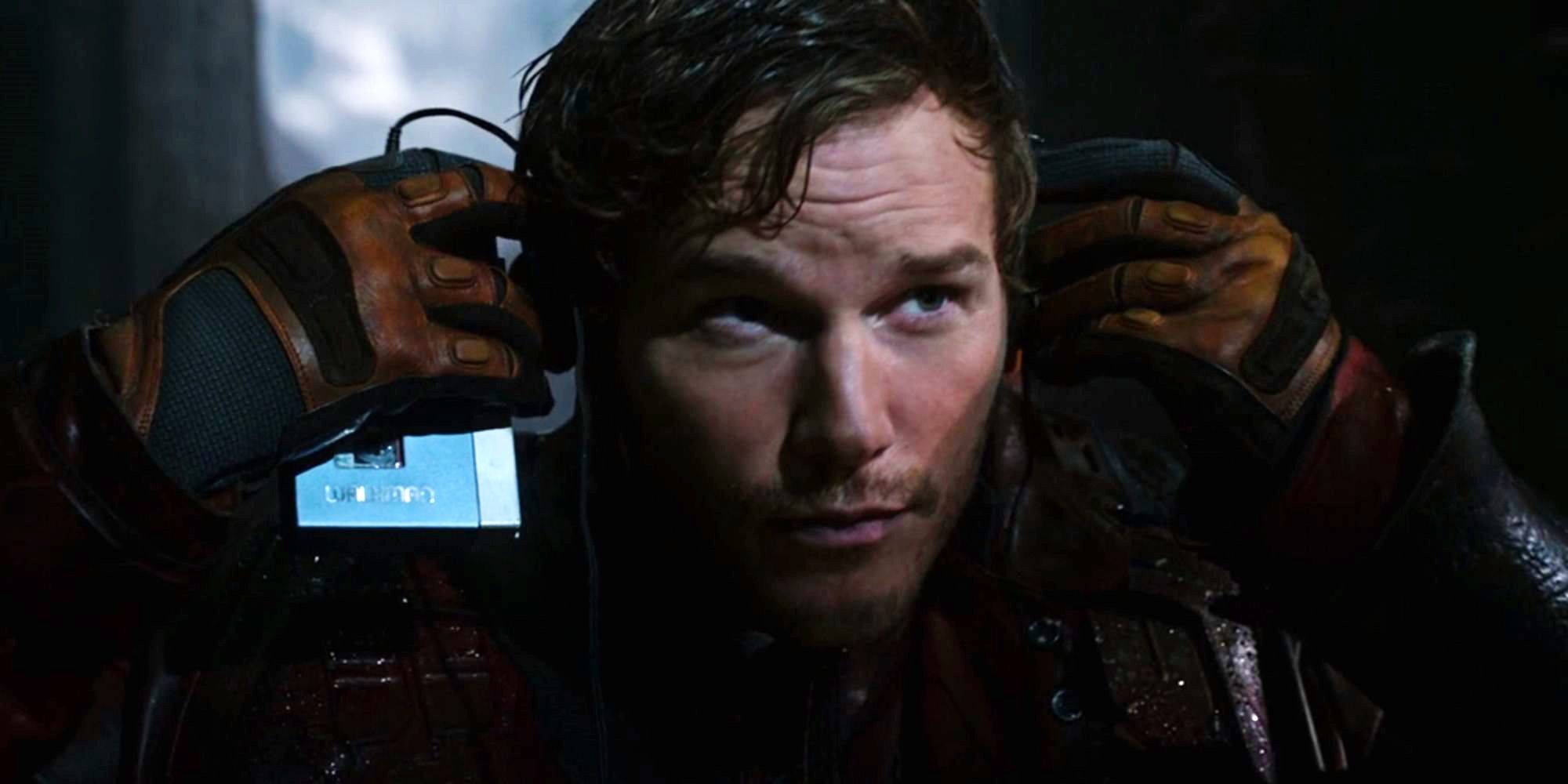 Guardians of the Galaxy Star Lord Chris Pratt Awesome Mix headphones