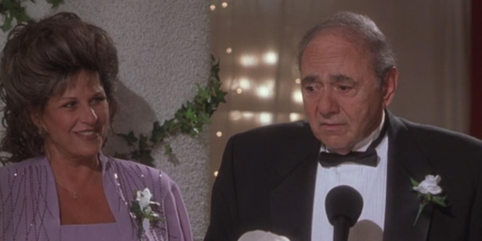 Gus Portokalos delivers his wedding speech in My Big Fat Greek Wedding