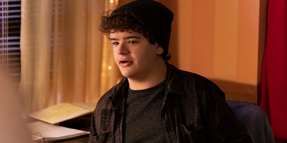 Gaten Matarazzo as Michael Dipnicky in Honor Society streaming on Paramount+.
