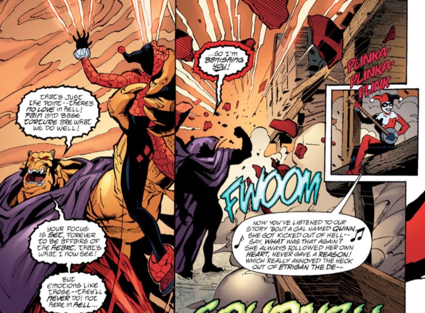 Harley Quinn Kicked Out of Hell DC Comics