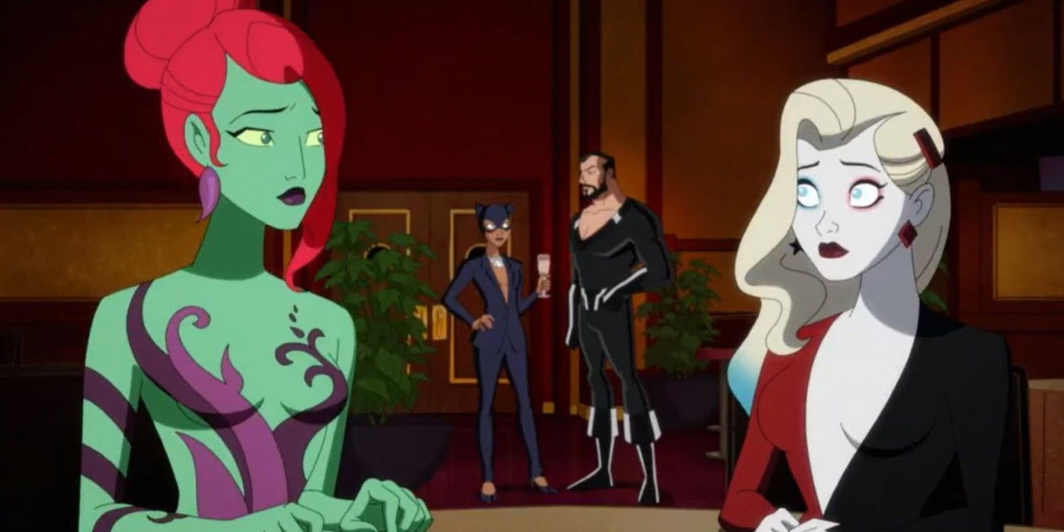 Harley Quinn Season 3 General Zod with Catwoman Harley and Ivy
