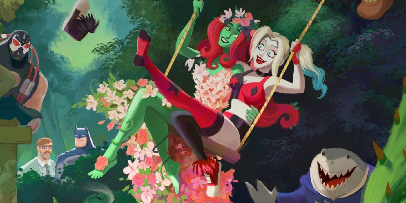 Harley Quinn and Poison Ivy on the poster for Harley Quinn season 3