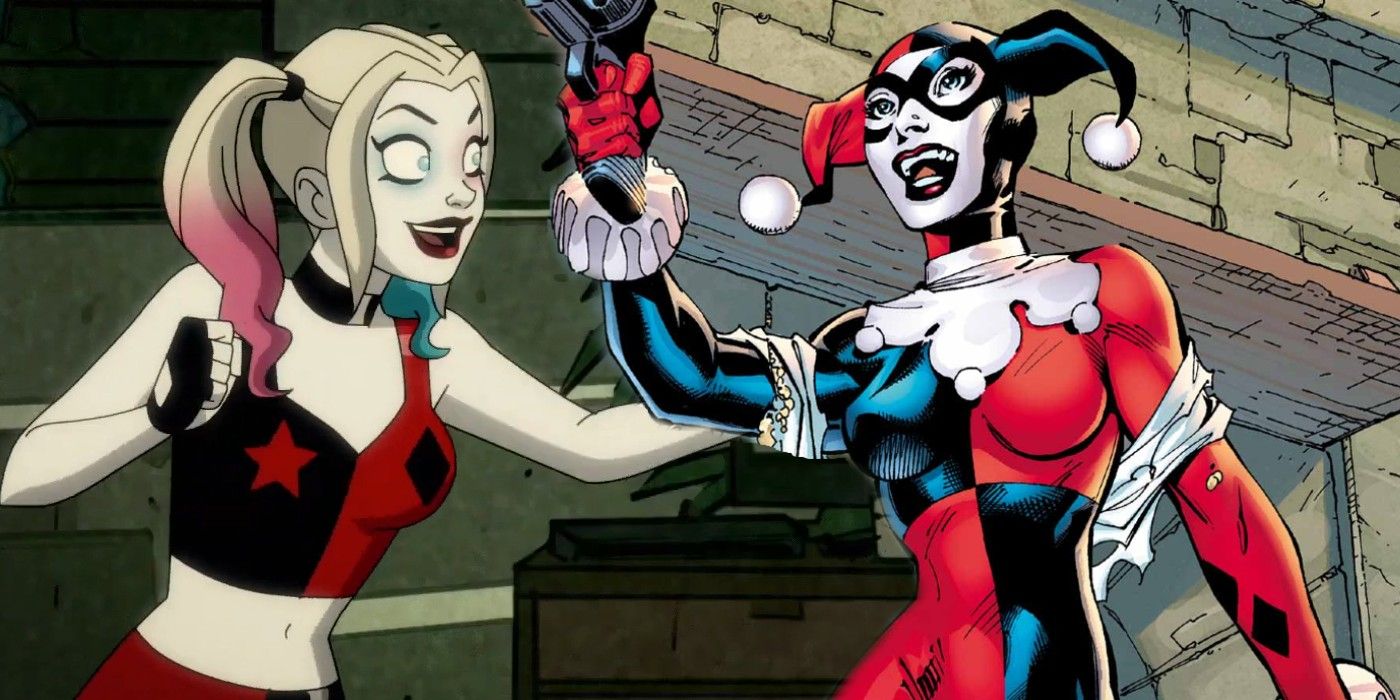 Harley Quinn from the show and comics.
