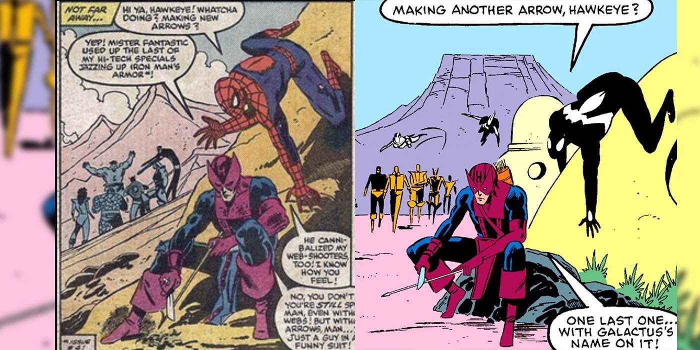 Hawkeye Spider-Man Marvel Comics
