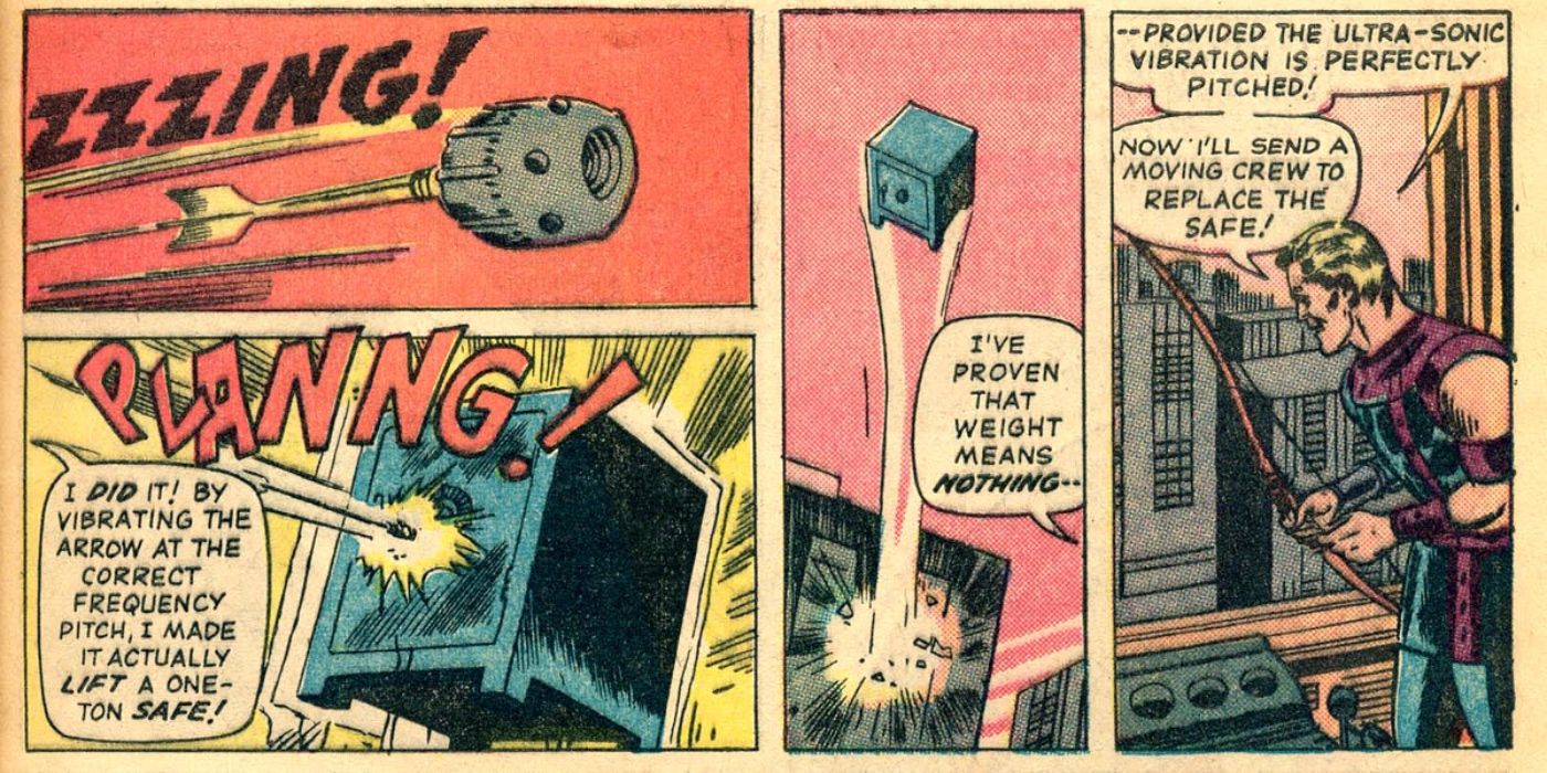 Hawkeye created a Venom-killing arrow by accident. 
