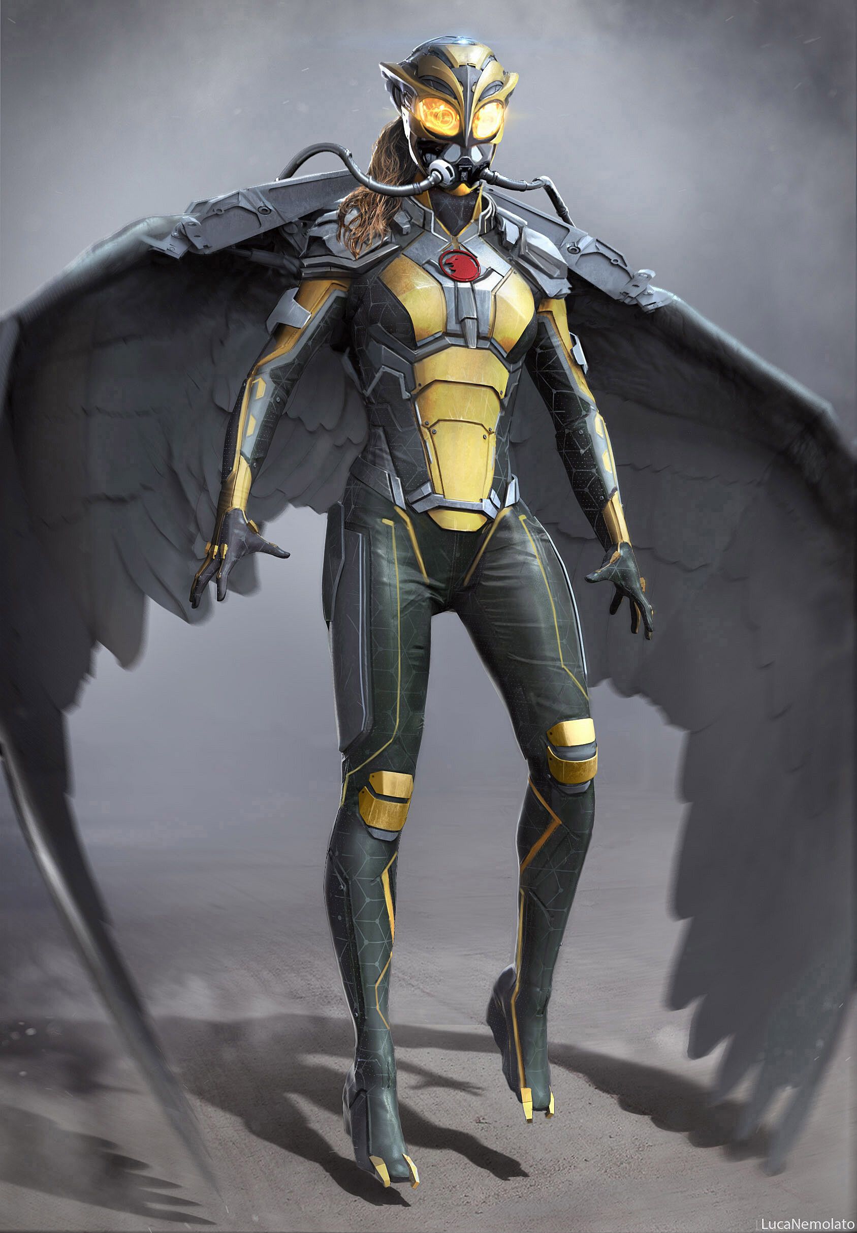 Hawkgirl Concept Art 2