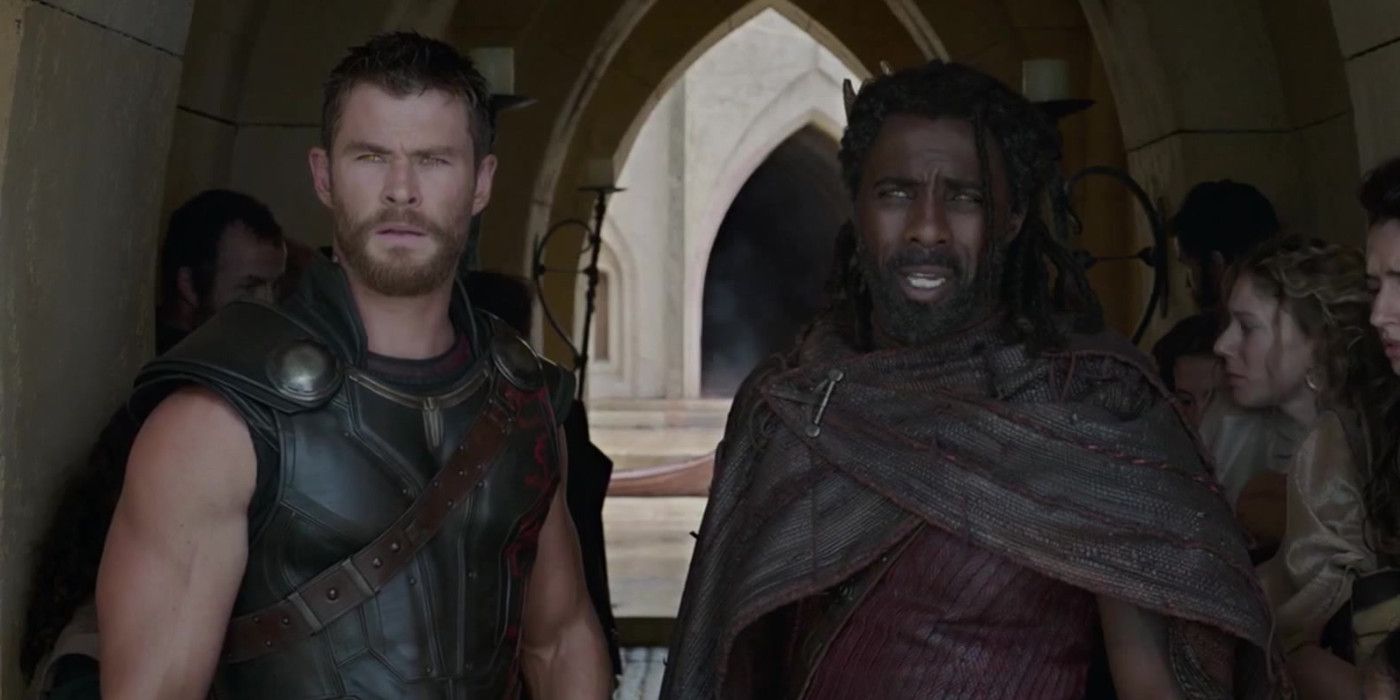 Heimdall and Thor in Thor: Ragnarok