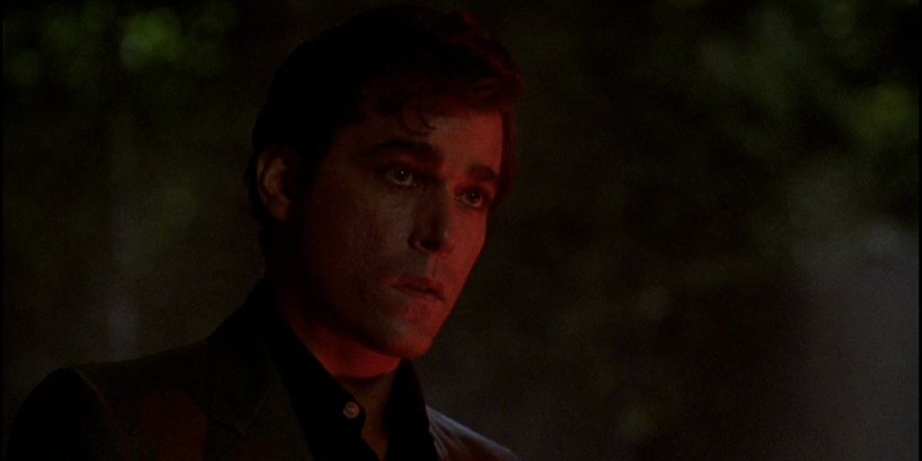 Henry Hill in red light in Goodfellas