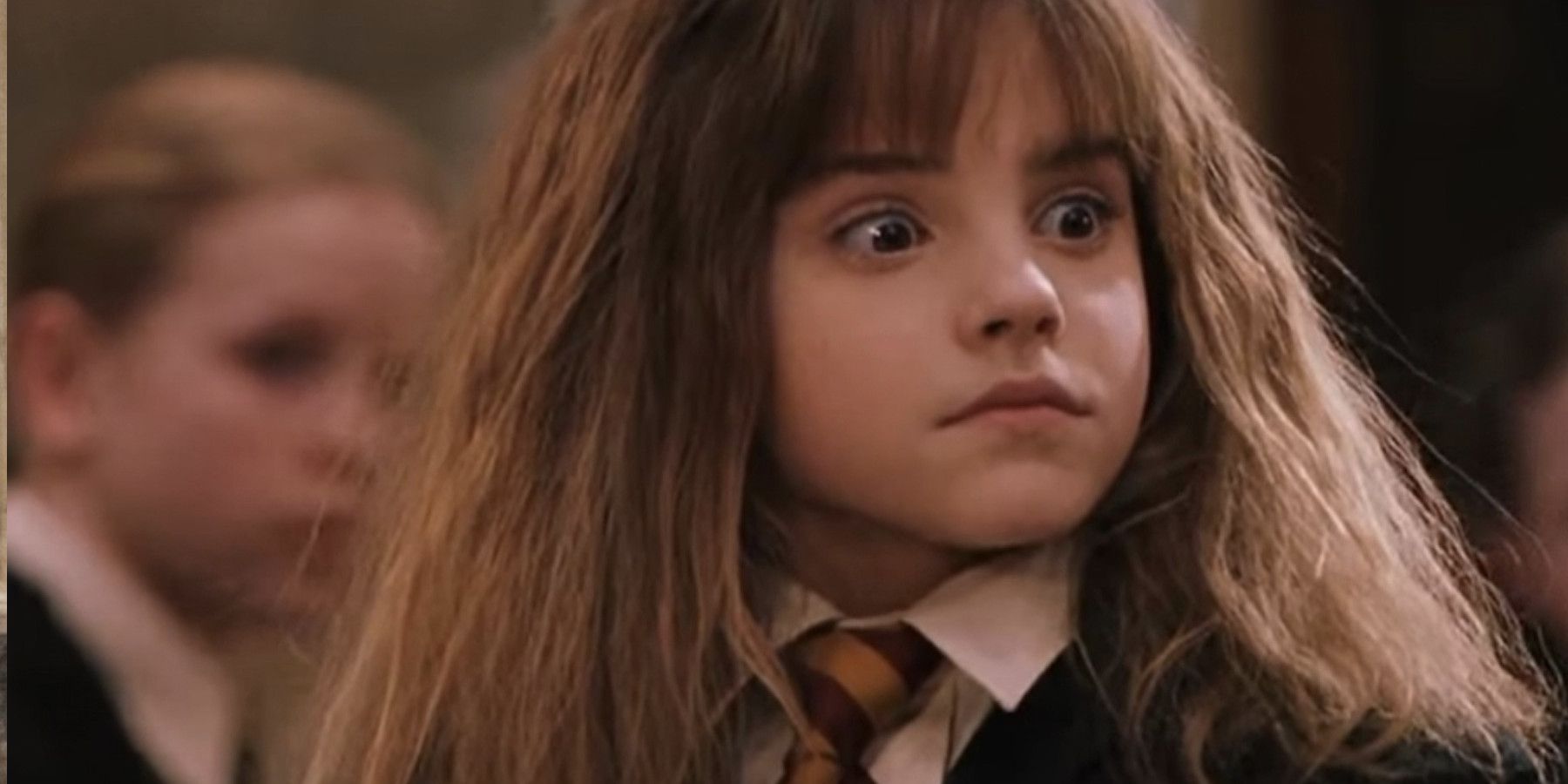 Hermione impressed by something